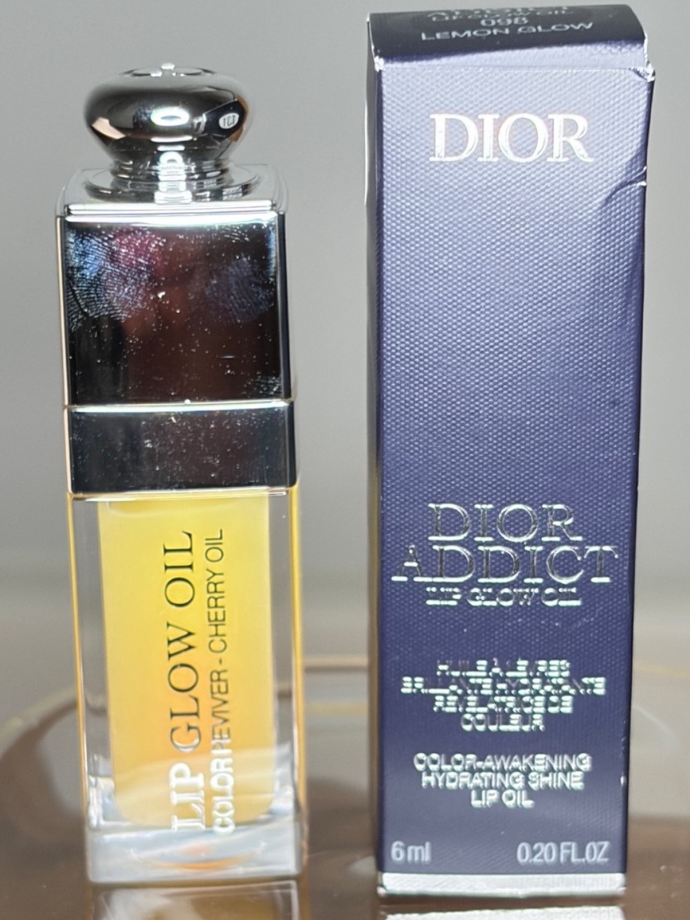 Dior Lip Glow Oil Color-Awakening Hydrating Lip Oil - Lemon Glow